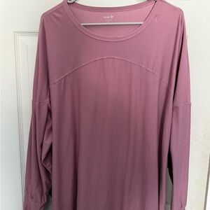 Old Navy Dusty Rose Long Sleeve Tee
